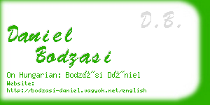 daniel bodzasi business card